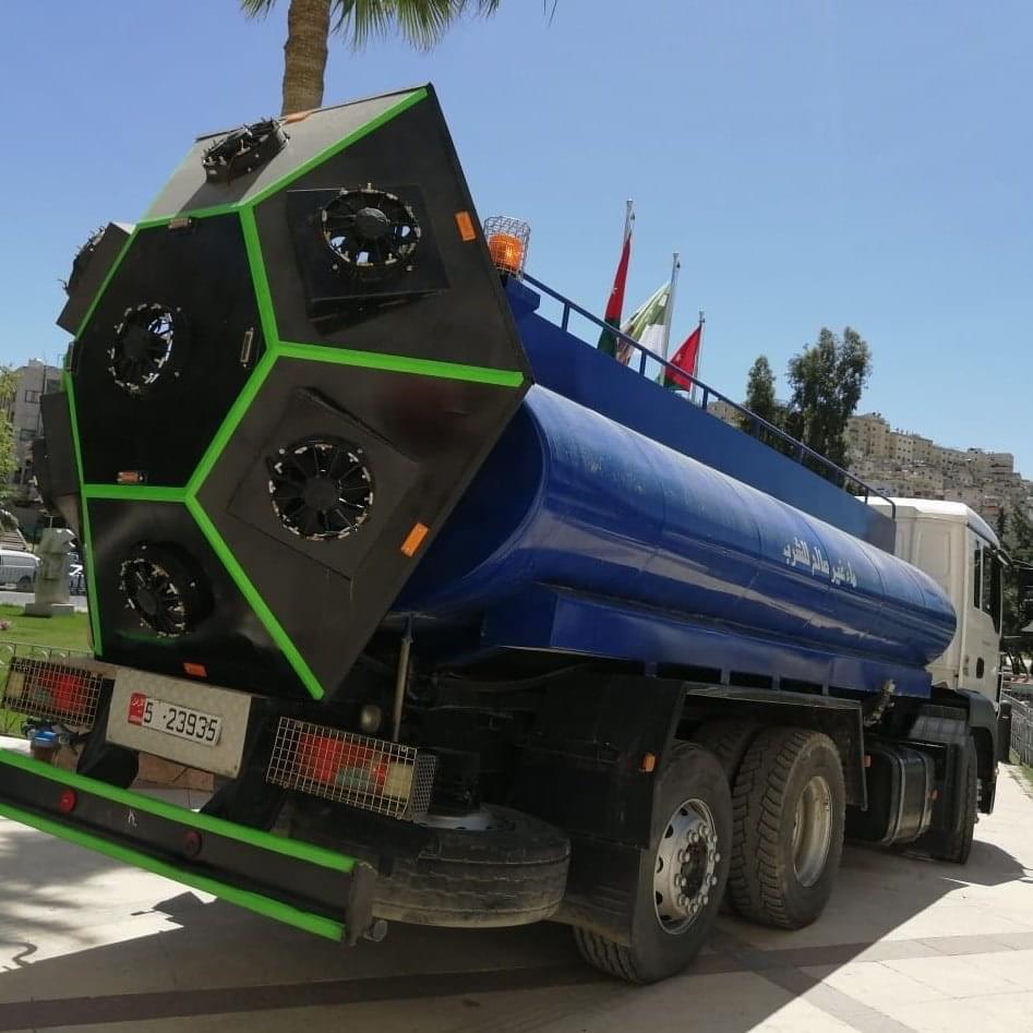 آليات امانة عمان لرش وتعقيم وتعزيز