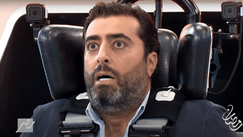 باسم ياخور يعاني فوبيا المرتفعات بمقلب