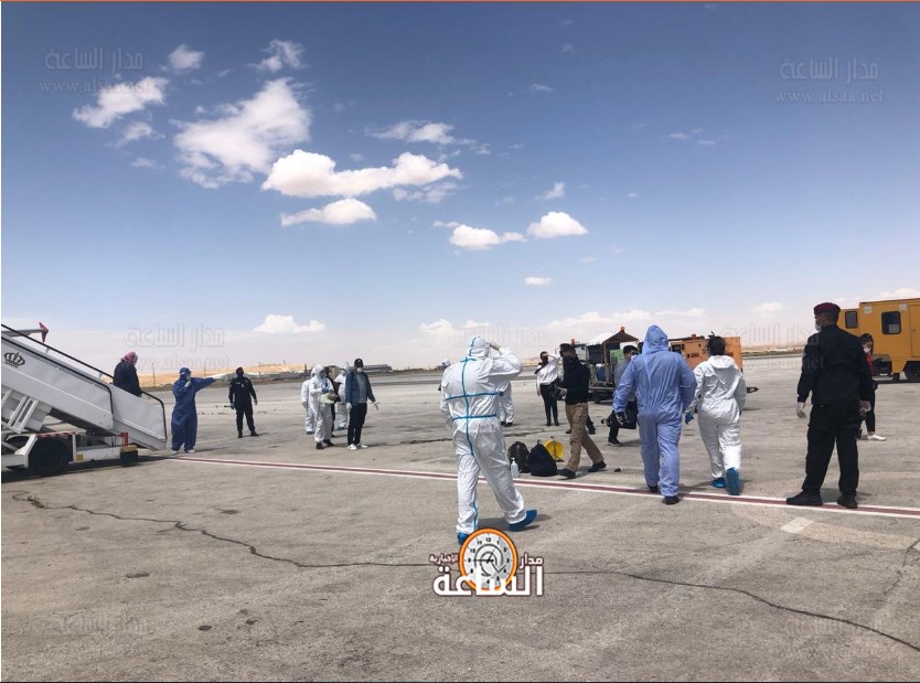 وصول طائرة تقل أردنيين عائدين من