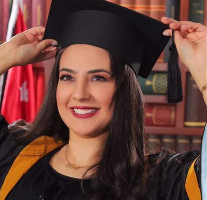 بشرى الضمور.. مبروك الماجستير