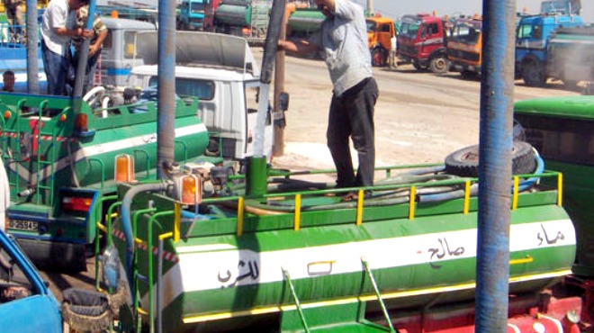 السماح للصهاريج والابار الخاصة بالعمل ايام