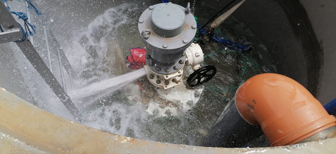 توقيف احد المعتدين على خط مياه