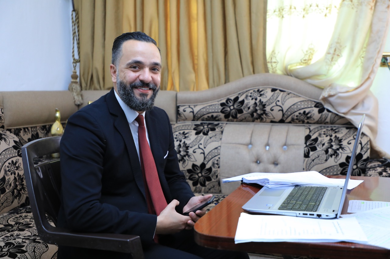 رائد قطيفان ودرجة الماجستير