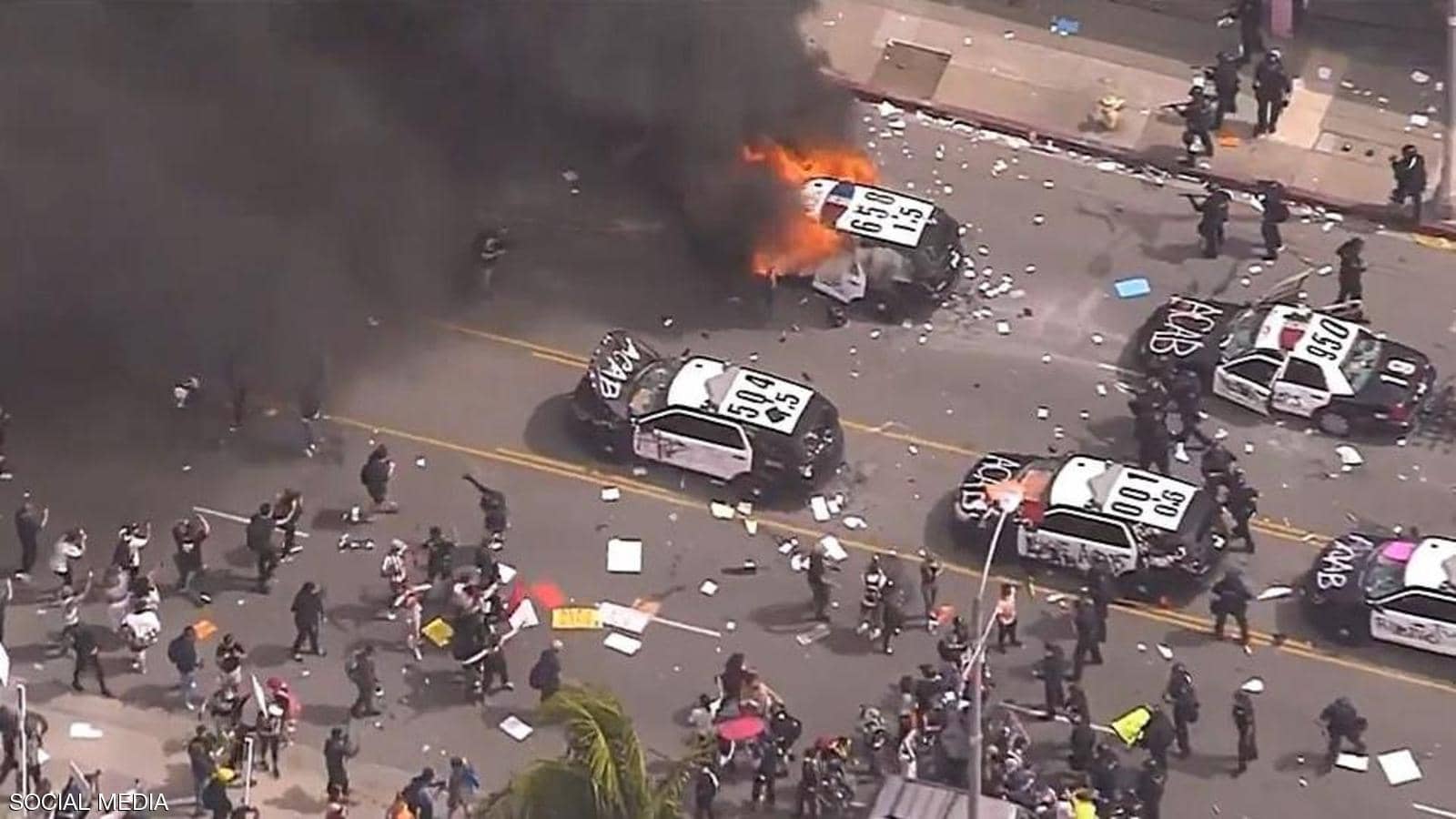 بالصور.. مدن أميركية «تشتعل» ومواجهات دموية