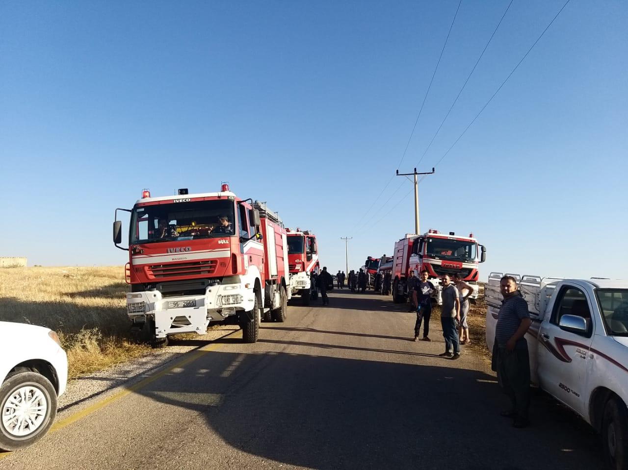 الدفاع المدني يتعامل مع عدد من