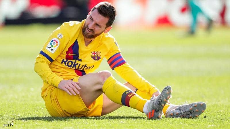 بسبب الإصابة.. ميسي يغيب عن التدريب