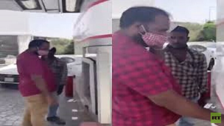 سعودي يعتدي على وافد بسبب كمامة