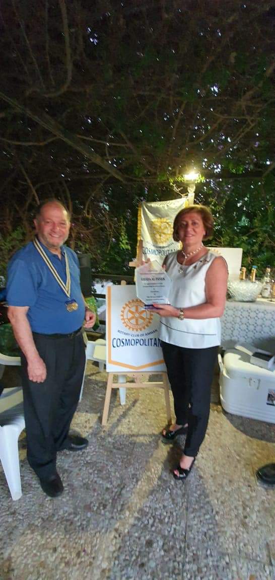 حفل تسليم وتسلم الراية الروتارية للرئاسة