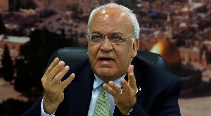 عريقات: الضم جزء من صفقة القرن