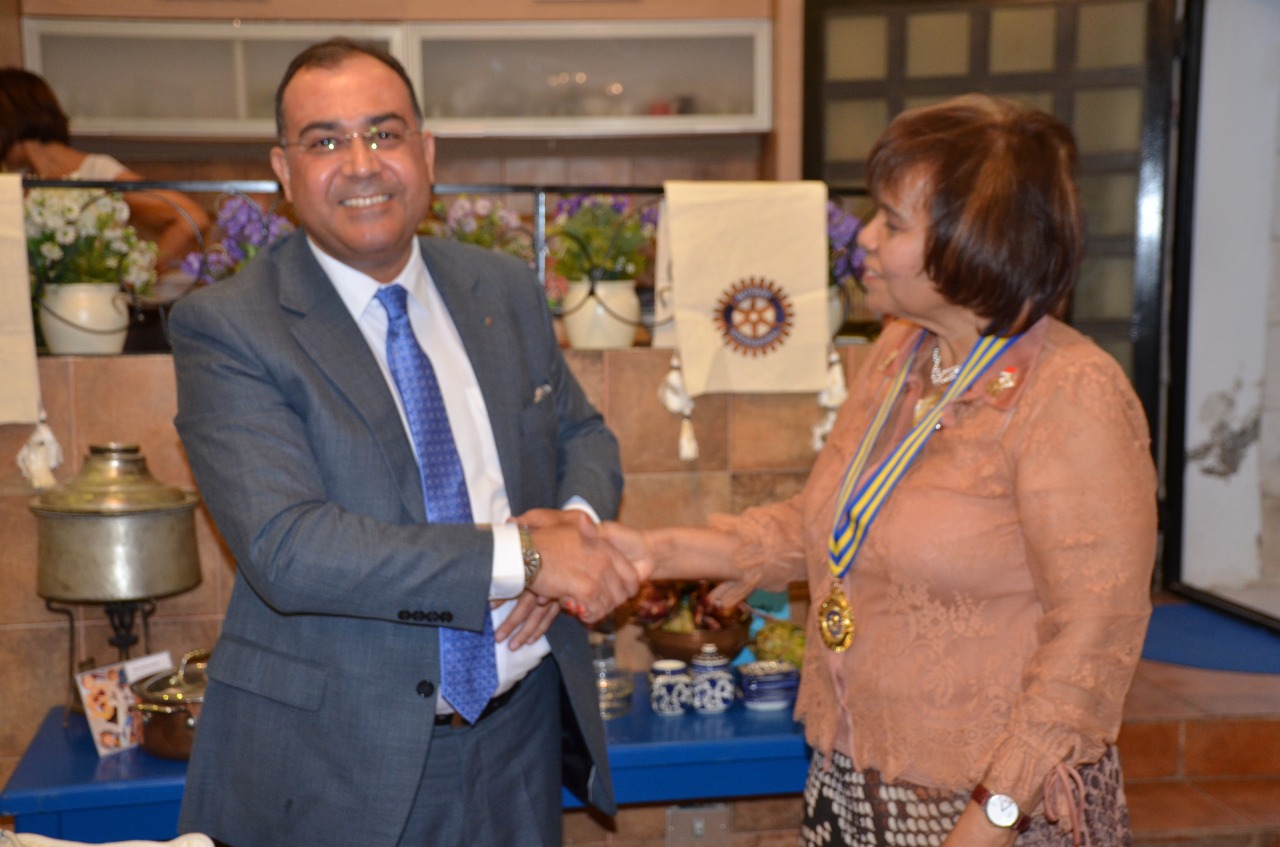 حفل تسليم وتسلم الراية الروتارية للرئاسة