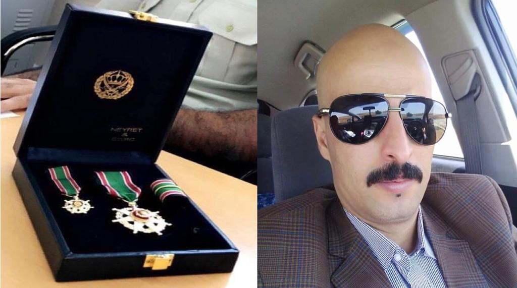 علي العثامنة.. مبروك وسام الاستحقاق العسكري