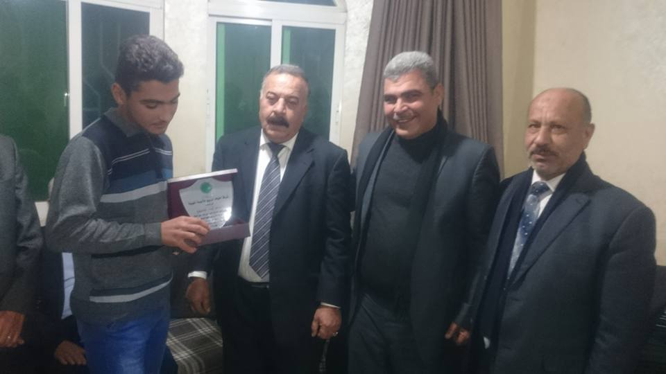 عائلة شتيوي تحتفي بتفوق ليث الشعري