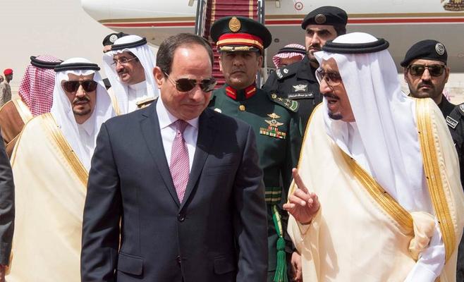 الملك سلمان يستقبل السيسي في الرياض