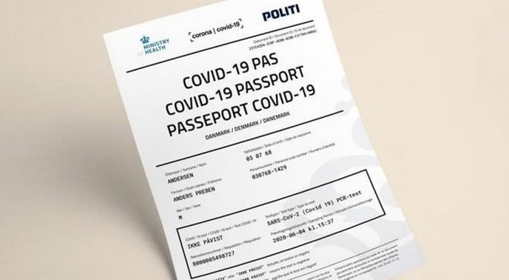 الدنمارك تصدر جواز سفر خاص بكورونا