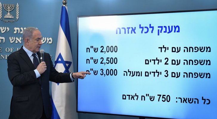 نتنياهو يوزع 6 مليار شيقل لجميع