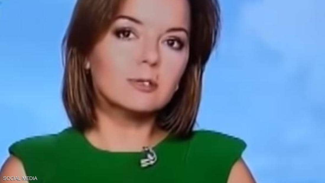 فيديو.. سقط سن المذيعة «على الهواء»