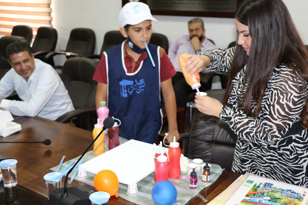 ورشة تدريبية حول مهارات الرسم لذوي