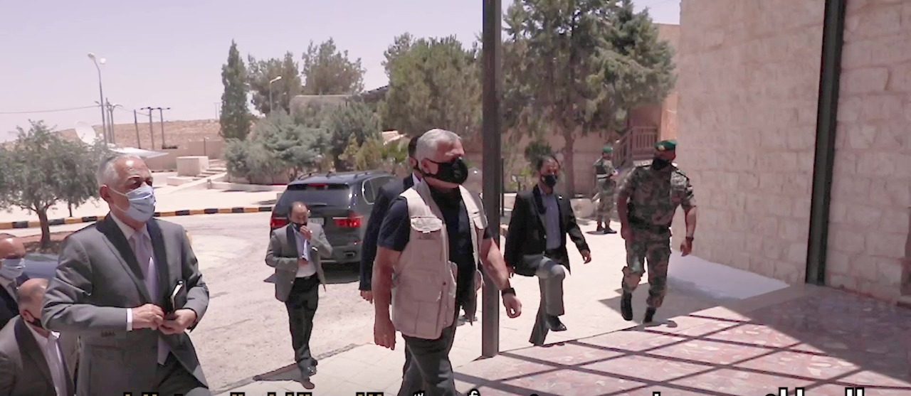 فيديو من زيارة الملك إلى لواء