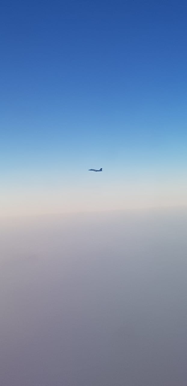 مقاتلتان أمريكيتان تعترضان طائرة إيرانية في