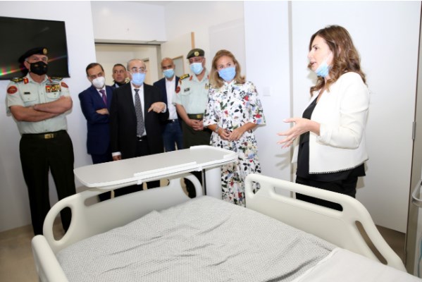 الحنيطي يفتتح قسم العزل العلاجي المتخصص