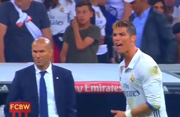 هكذا انفعل كريستيانو بعد هدف ميسي