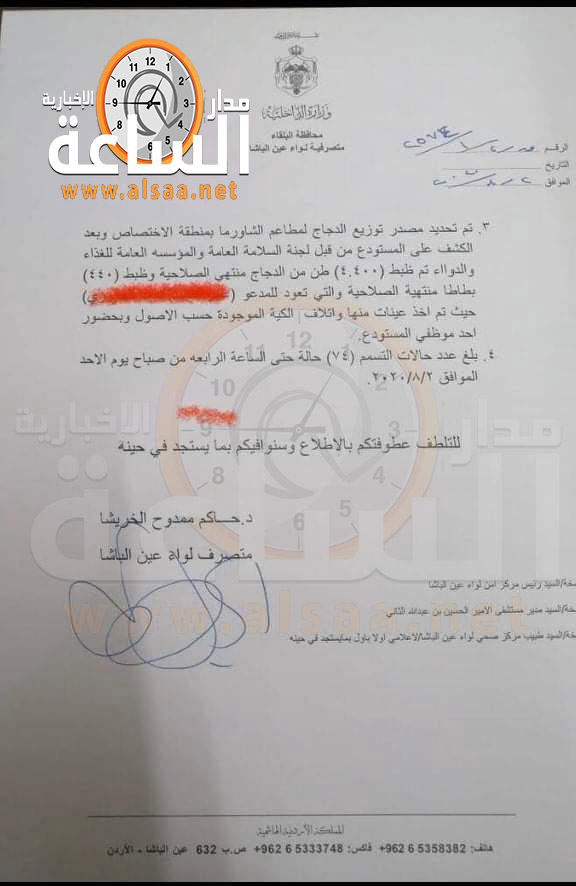 الكشف عن مصدر توزيع الدجاج لمطاعم