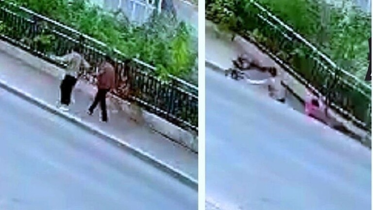 فيديو صادم.. لحظة انشقاق الأرض وابتلاعها