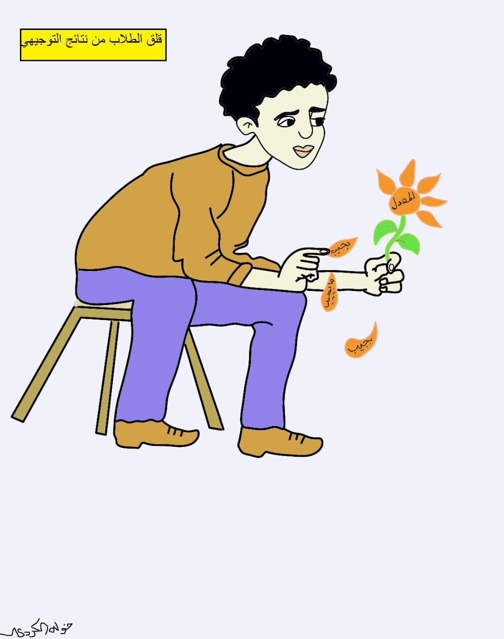 قلق الطلاب من نتائج التوجيهي