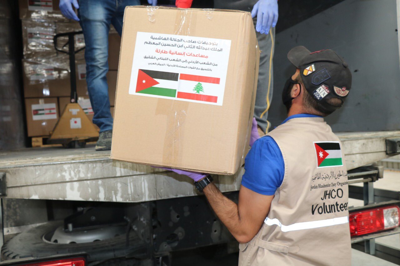 وصول أولى طائرات الإغاثة الأردنية إلى