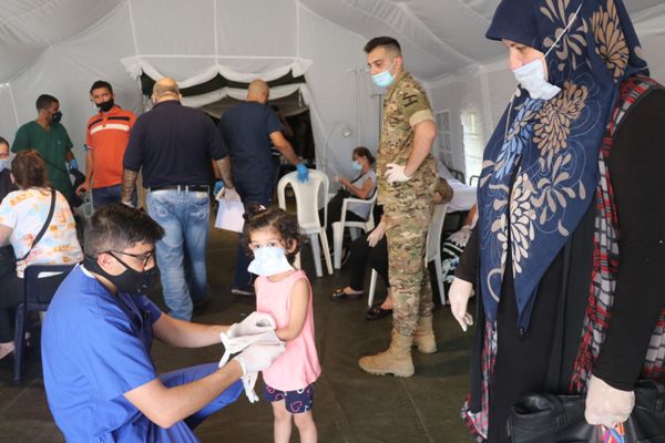 المستشفى الميداني الأردني في بيروت يستمر