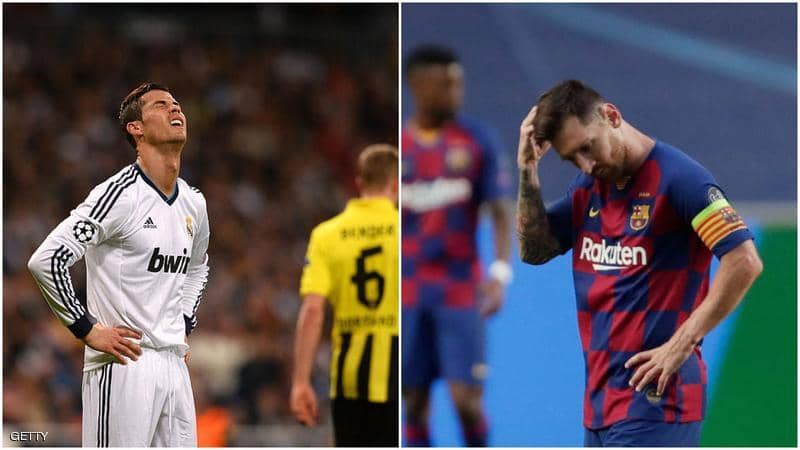 أكبر هزائم ميسي ورونالدو في التاريخ..
