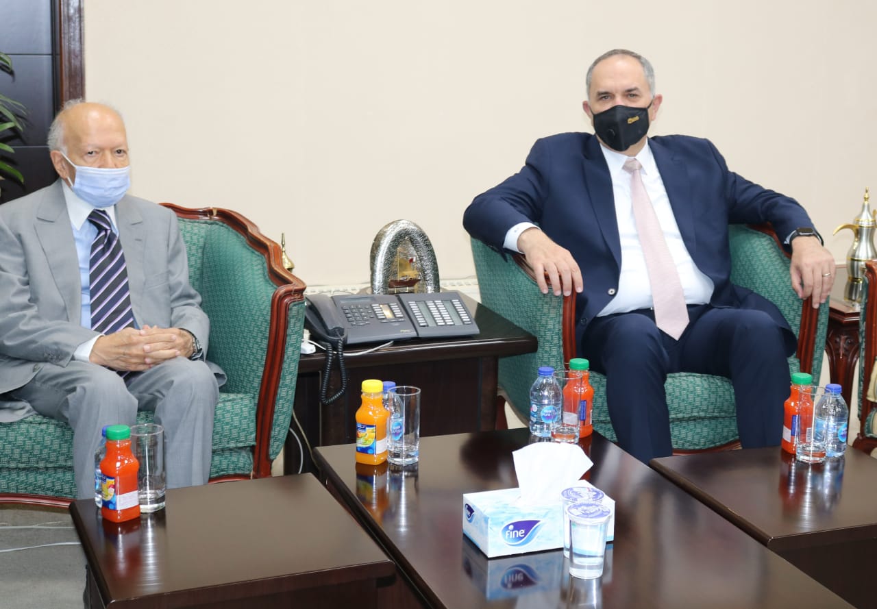 التلهوني والسفير المغربي يبحثان أوجه التعاون