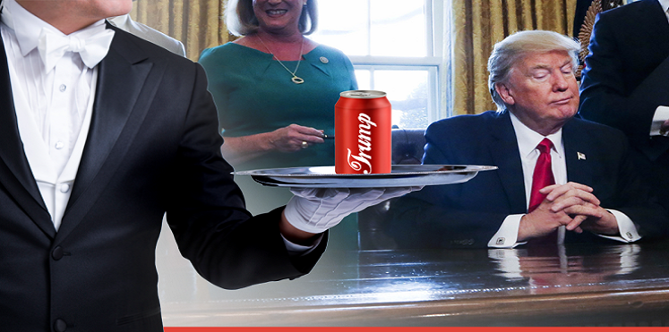 شبيه بزر إطلاق الصواريخ النووية.. ترامب