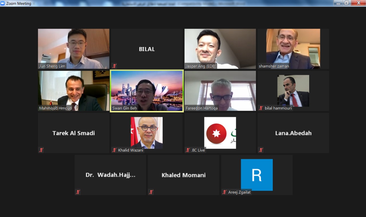 الأردن يعزز التعاون مع سنغافورة عبر