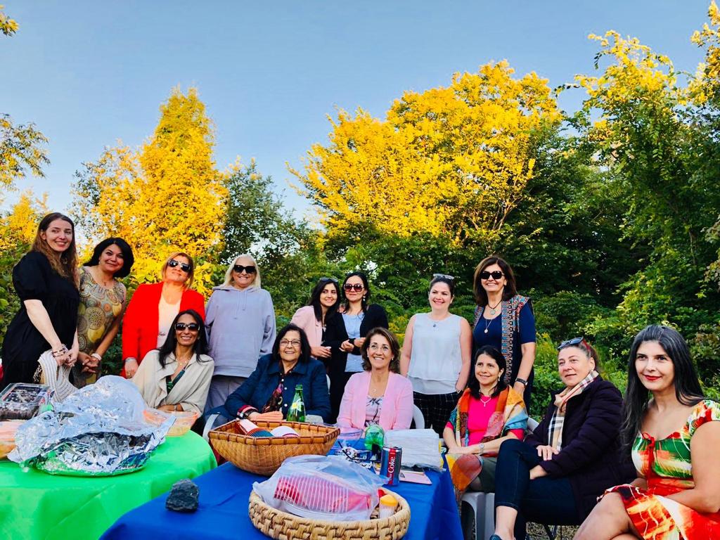 جلسة أردنية في ضيافة نثيله ريحاني