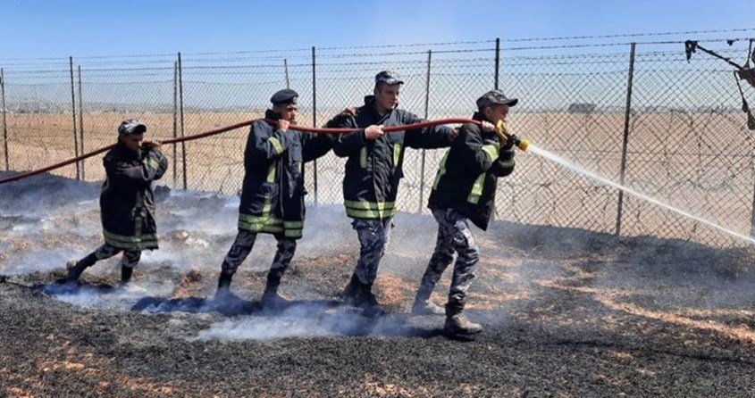 بعد الحريق الهائل.. مزارعو الحبوب في