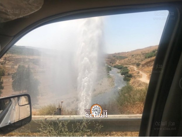 يحدث على طريق المفرق جرش (فيديو)