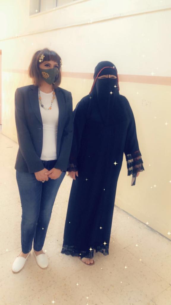 الدكتور نوال أبو ردن تزور مدرسة