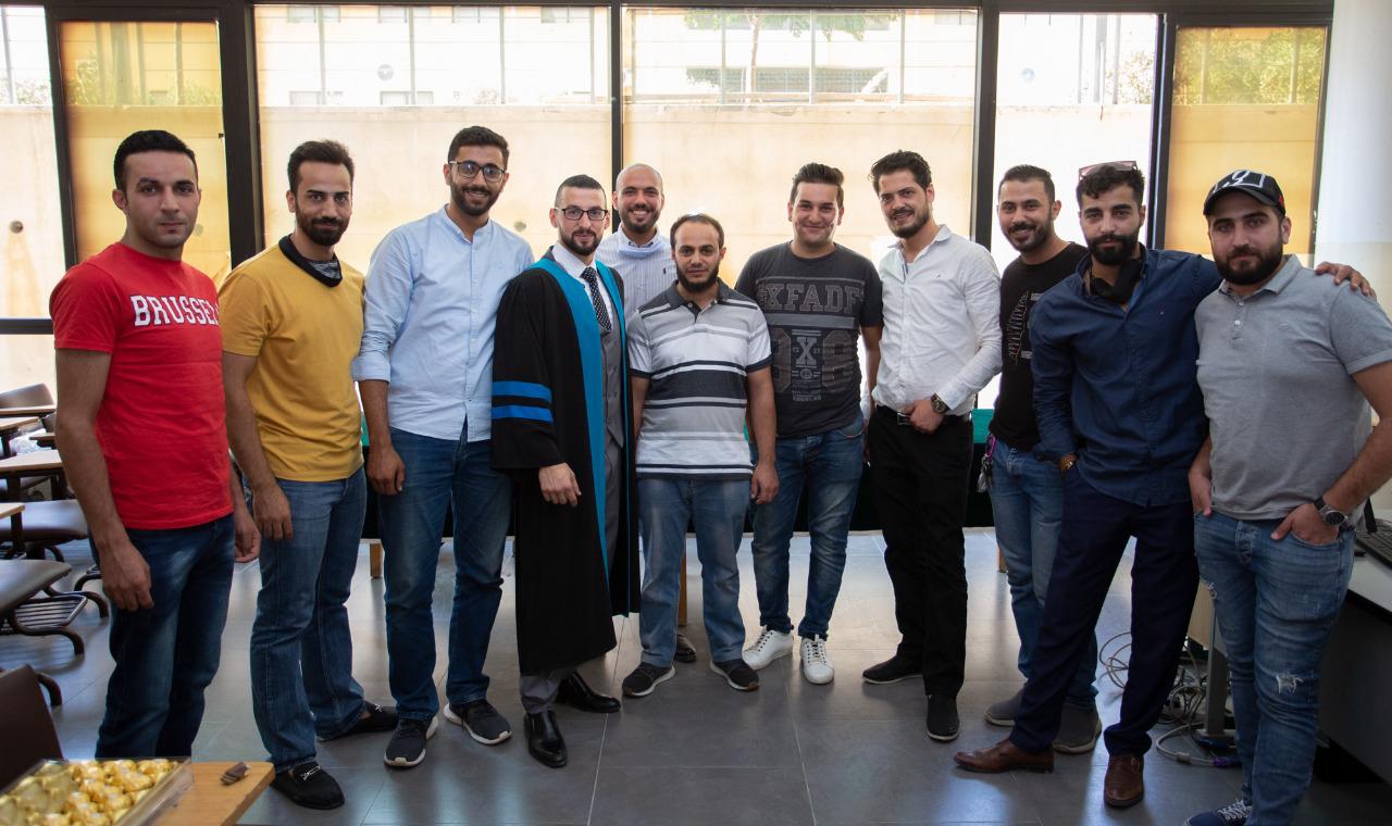 يزن الدرعاوي.. مبارك الماجستير