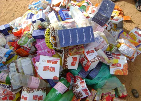 إربد: ضبط 4,5 طن مواد غذائية