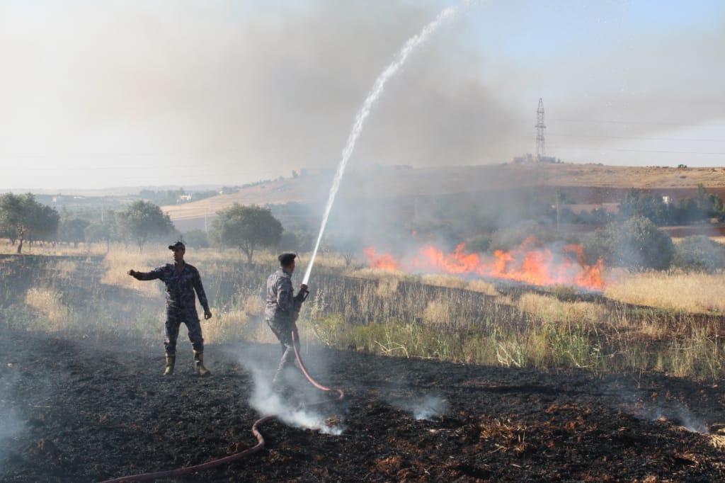 الدفاع المدني: التعامل مع 95 حريقا