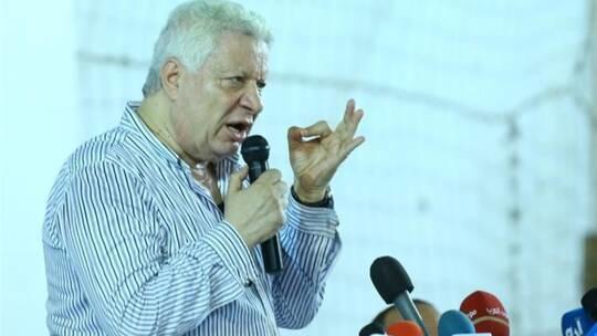 مرتضى منصور يتوعد حكام الدوري المصري