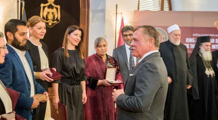 الملك يرعى حفل توزيع جائزة الوئام