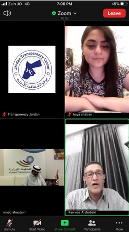 الشفافية الأردني يستضيف الشفافية الكويتية (صور)