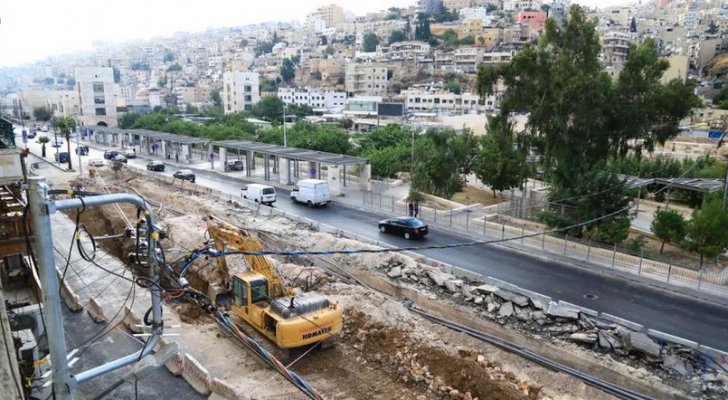 تحويل السير بالكامل عن منطقة وسط