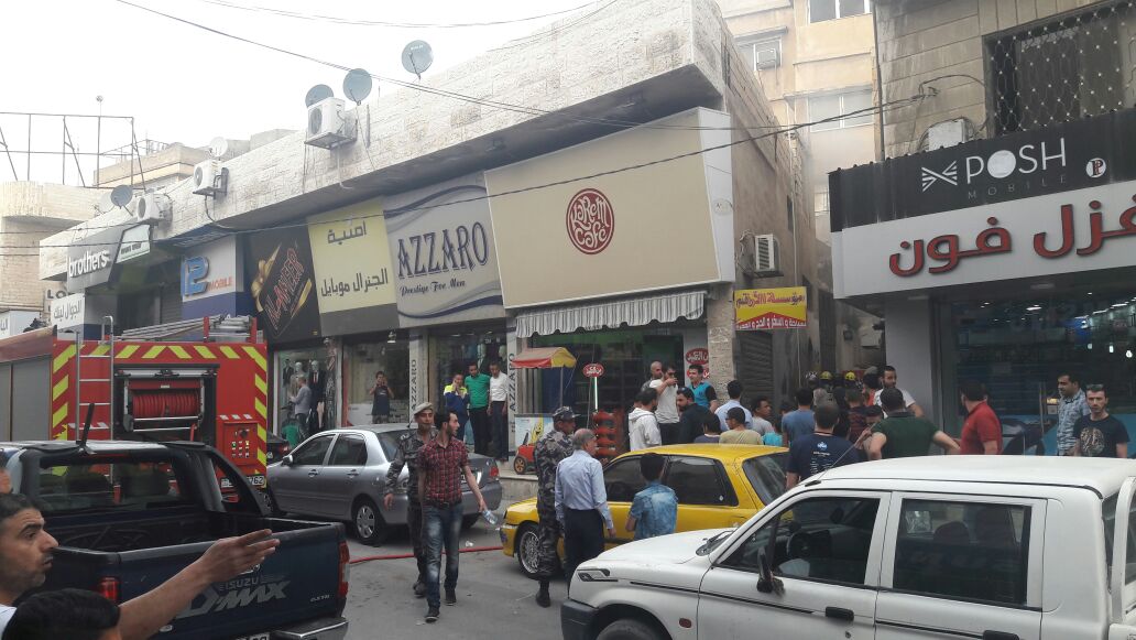 حريق منزل في جرش .. (صور)