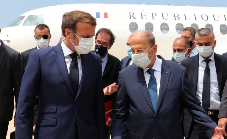 عون يؤكد تمسكه بالمبادرة الفرنسية لحل