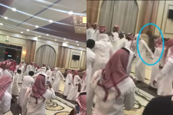 بالفيديو.. شبح يظهر في حفل زفاف