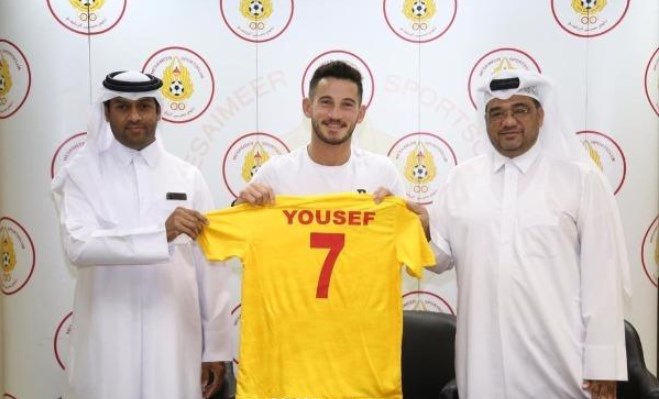 الرواشدة يوقع رسميا لمسيمير القطري