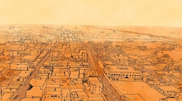 شاب سوري ينقل شوارع دمشق وسياراتها